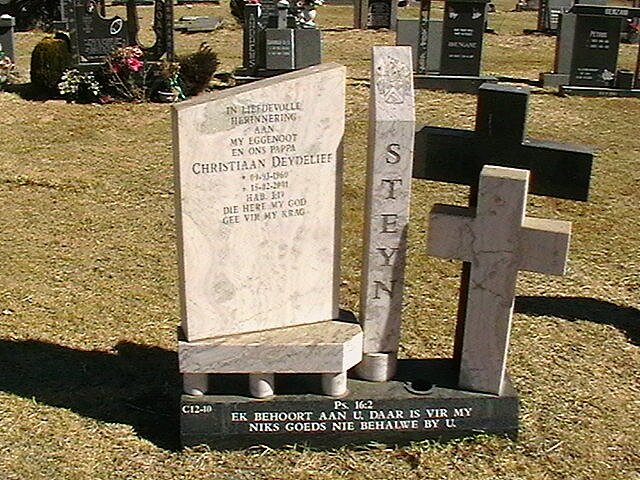 STEYN Christiaan Deydelief 1940-2001