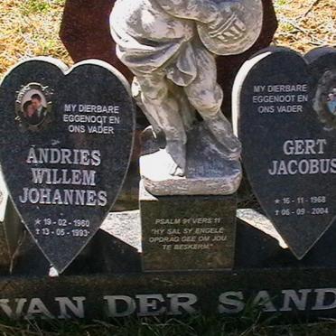 SANDT Andries Willem Johannes, van der 1960-1993 :: VAN DER SANDT Gert Jacobus 1968-2004
