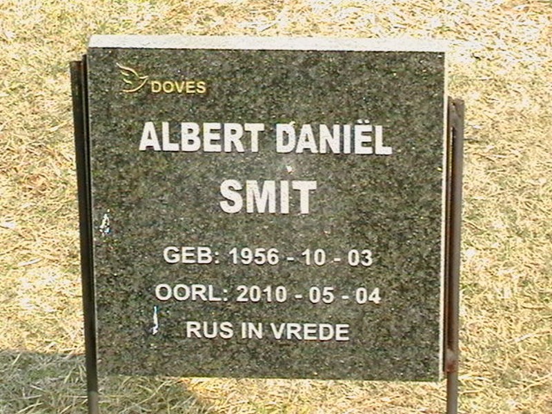 SMIT Albert Daniël 1956-2010