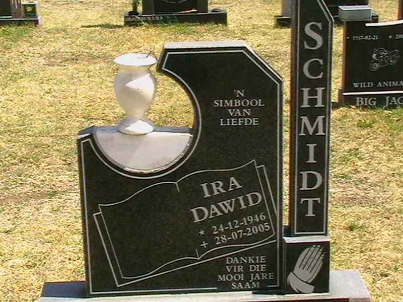 SCHMIDT Ira Dawid 1946-2005
