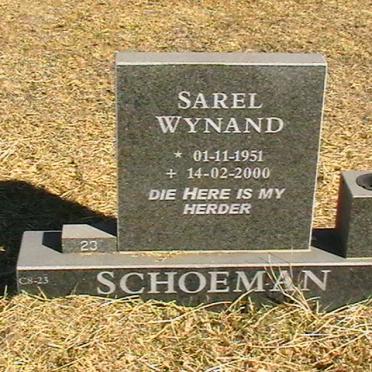 SCHOEMAN Sarel Wynand 1951-2000