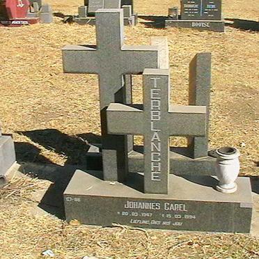 TERBLANCHE Johannes Carel 1947-1994