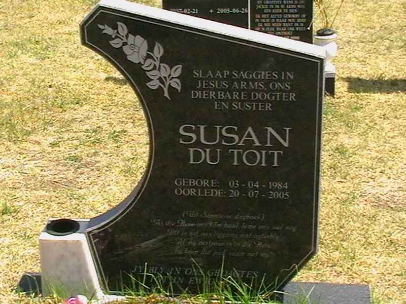 TOIT Susan, du 1984-2005