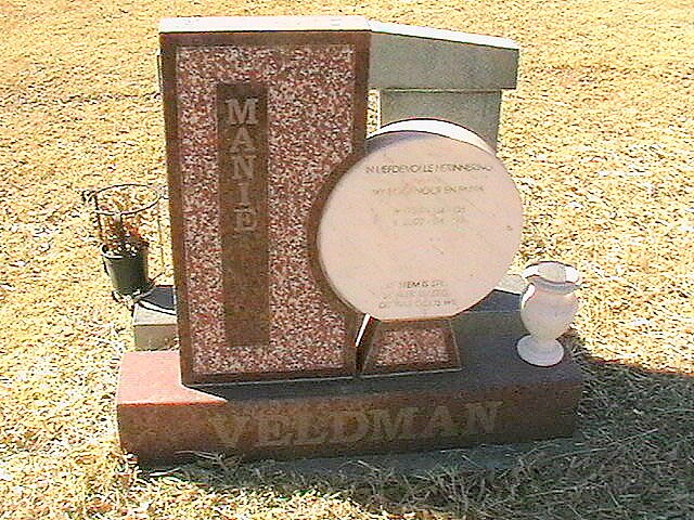 VELDMAN Manie 1958-2002