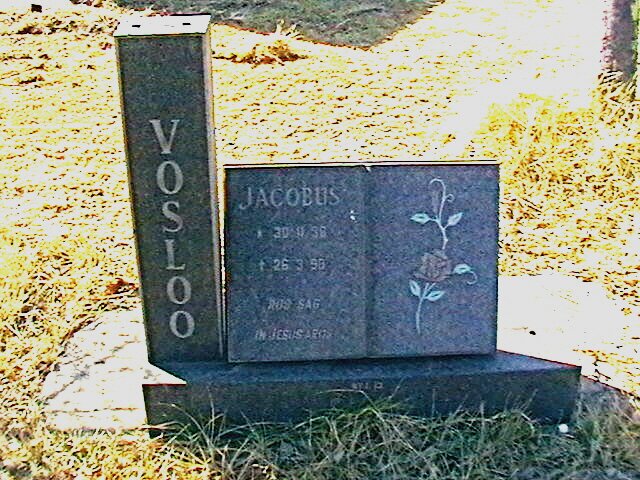VOSLOO Jacobus 1956-1998