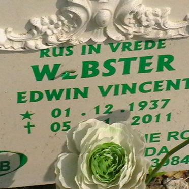 WEBSTER Edwin Vincent 1937-2011