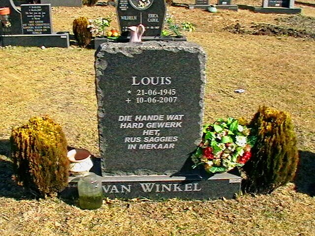 WINKEL Louis, van 1945-2007