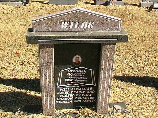 WILDE Michael Andrew 1965-2001