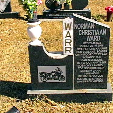 WARD Norman Christiaan 1973-2008