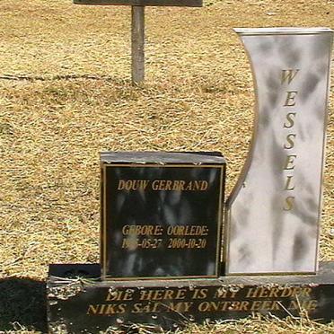 WESSELS Douw Gerbrand 1935-2000