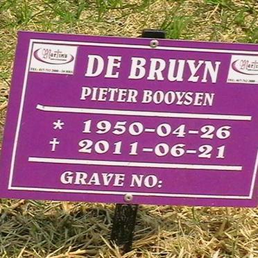 BRUYN Pieter Booysen, de 1950-2011