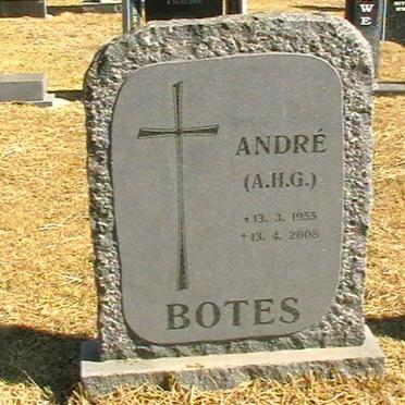 BOTES A.H.G. 1955-2008