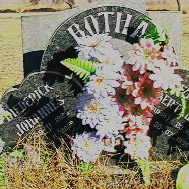 BOTHA Diederick Johannes 1925-2005 &amp; Elizabeth Gertruida 1933-1992