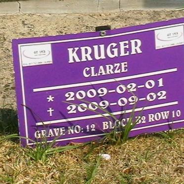 KRUGER Clarze 2009-2009