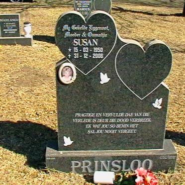 PRINSLOO Susan 1950-2006