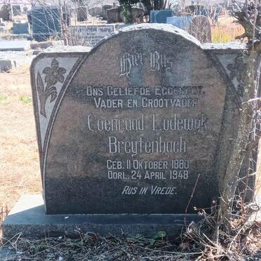 BREYTENBACH Coenraad Lodewyk 1880-1948