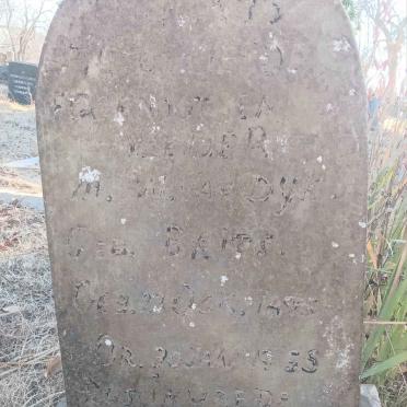 DYK M.W., van nee BRITS 1895-1955