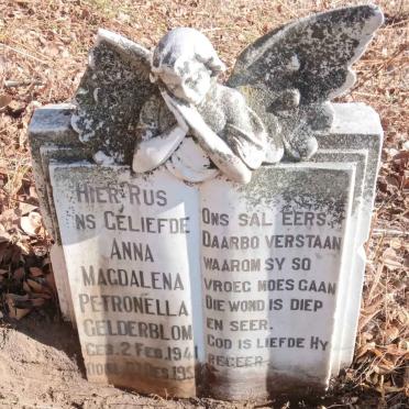 GELDERBLOM Anna Magdalena Petronella 1941-195?