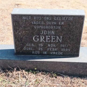 GREEN John 1917-1994