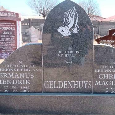 GELDENHUYS Hermanus Hendrik 1942-2007 & Christina Magdalena 1947-2024