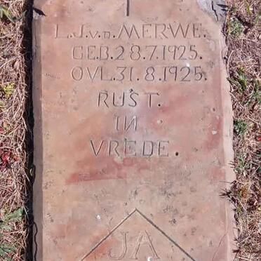MERWE L.J., v.d. 1925-1925
