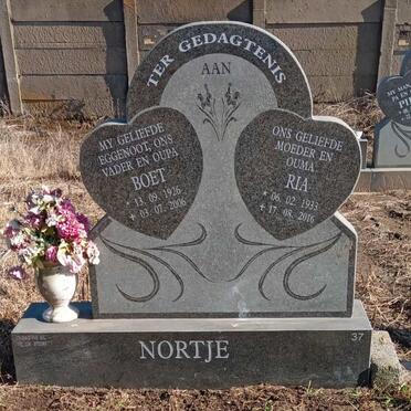 NORTJE Boet 1926-2006 & Ria 1933-2016
