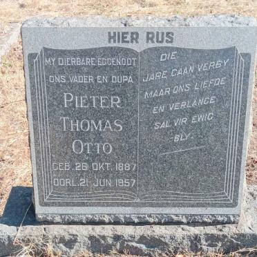 OTTO Pieter Thomas 1887-1957