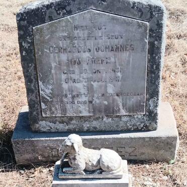 PREEZ Gerhardus Johannes, du 1931-1951 :: DU PREEZ Magrietha Jacoba 1951-1951 