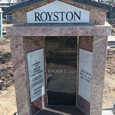 ROYSTON Caroline Constance 1944-2016