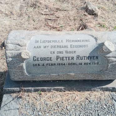 RUTHVEN George Pieter 1884-1918