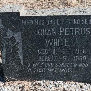 WHITE Johan Petrus 1960-1960