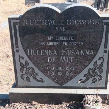WIT Helena Susanna, de 1942-1987