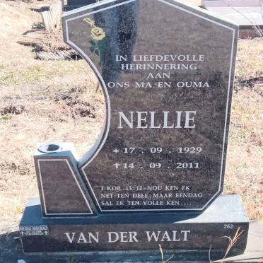 WALT Nellie, van der 1929-2011