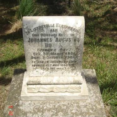 BOTHA Johannes Augustus 1921-1929