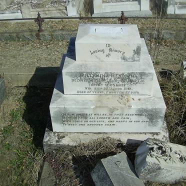 BATTIE A.S.M. Wilhelmina Hendrina  -1899