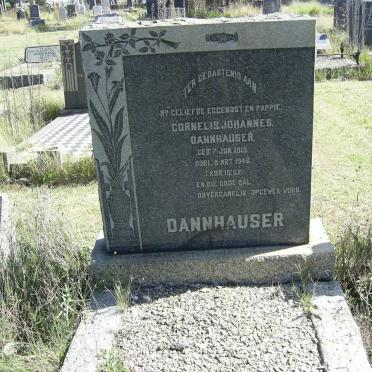 DANNHAUSER Cornelis Johannes 1919-1946