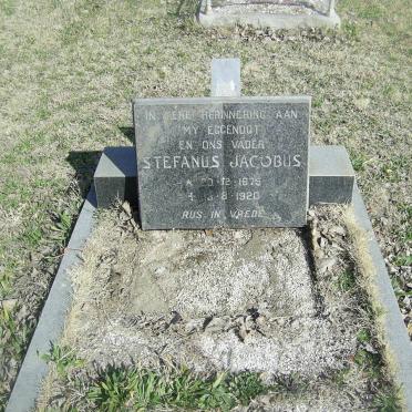 GREEFF Stefanus Jacobus 1875-1920