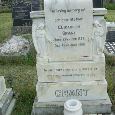 GRANT Elizabeth 1878-1966