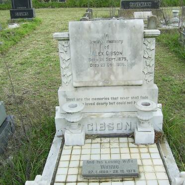 GIBSON Alex 1875-1936 &amp; Winnie 1898-1978 :: GIBSON Deryck 1914-1989