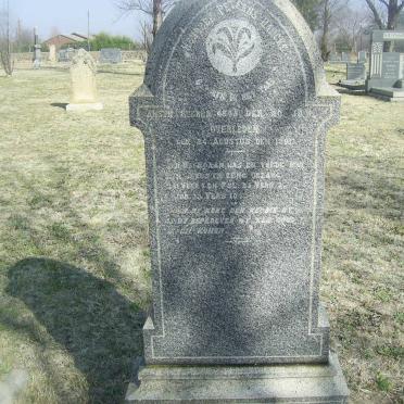 HANCKE Hendrik Peterus  -1901