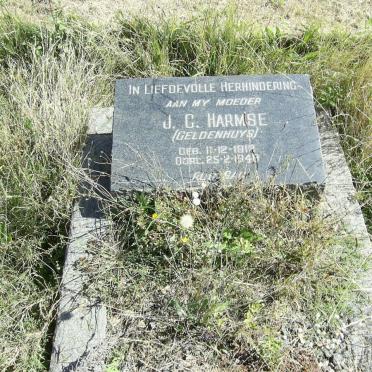 HARMSE J.C. nee GELDENHUYS 1918-1948