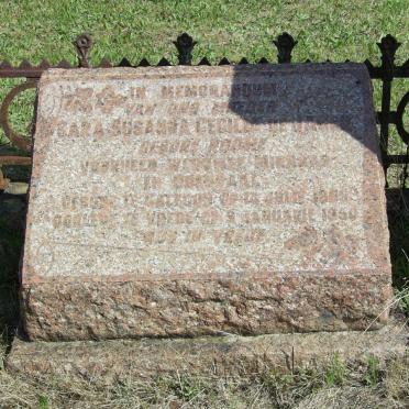 JAGER Sara Susanna Cecilia, de nee ? 188?-1950