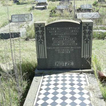 KOTZE Johan F. 1913-1946