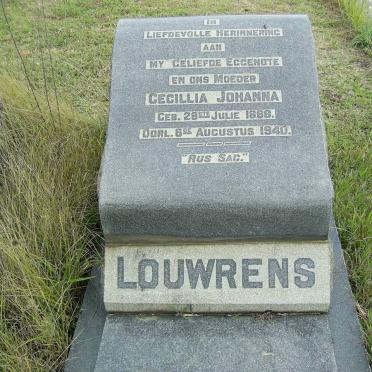 LOUWRENS Cecillia Johanna 1868-1940