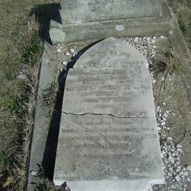 LEONARD Isabella  -1918 :: LEONARD Tom Slimmon  -1920