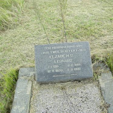 LEONARD Elzabé H.C. 1914-1916 :: LEONARD Elzabé H.C. 1920-1930