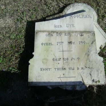 MOOLMAN Catharina nee UYS -1901 