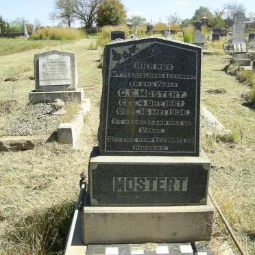 MOSTERT C.E. 1867-1936