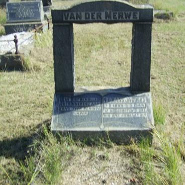 MERWE Nicolaas Jacobus, van der -1944