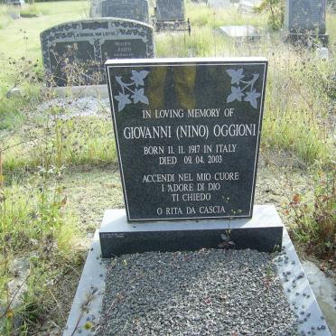 OGGIONI Giovanni 1917-2003